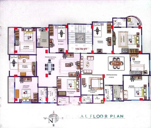 FLAT SALE IN EAST RAMPURA, 1600 SQF,